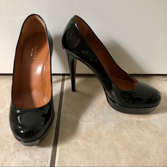 Gucci Patent Stilleto Platform Pump - Picture 5 of 11